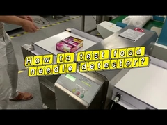 Gıda İçin Hassas Dokunmatik Ekran Gıda Üretim Hattı Metal Dedektörü